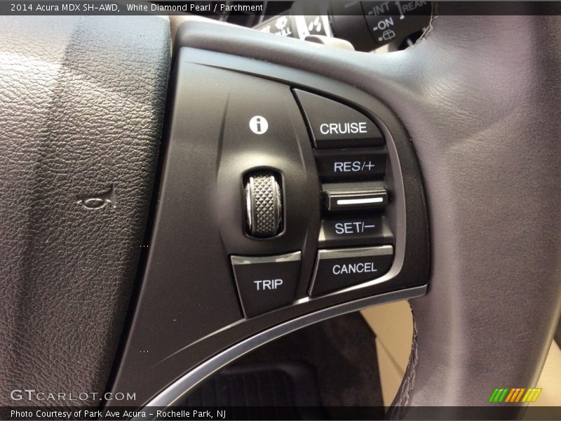 White Diamond Pearl / Parchment 2014 Acura MDX SH-AWD