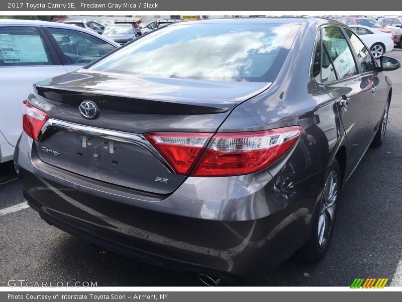 Predawn Gray Mica / Black 2017 Toyota Camry SE