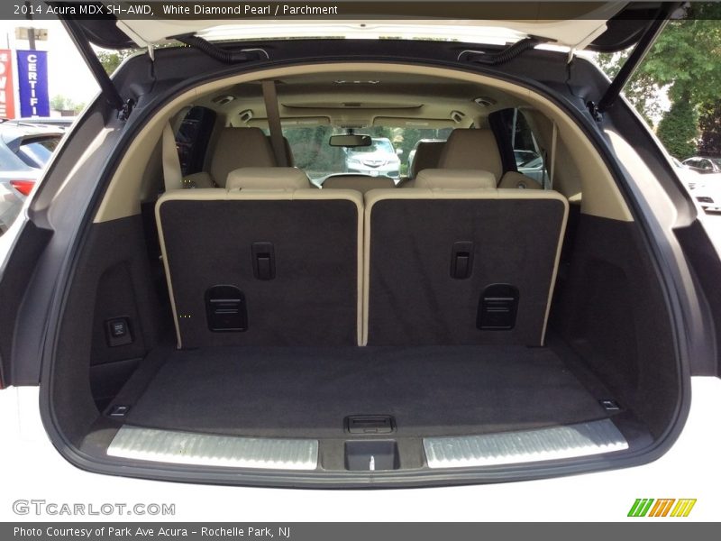 White Diamond Pearl / Parchment 2014 Acura MDX SH-AWD