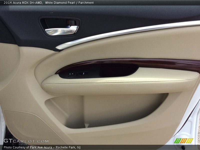 White Diamond Pearl / Parchment 2014 Acura MDX SH-AWD