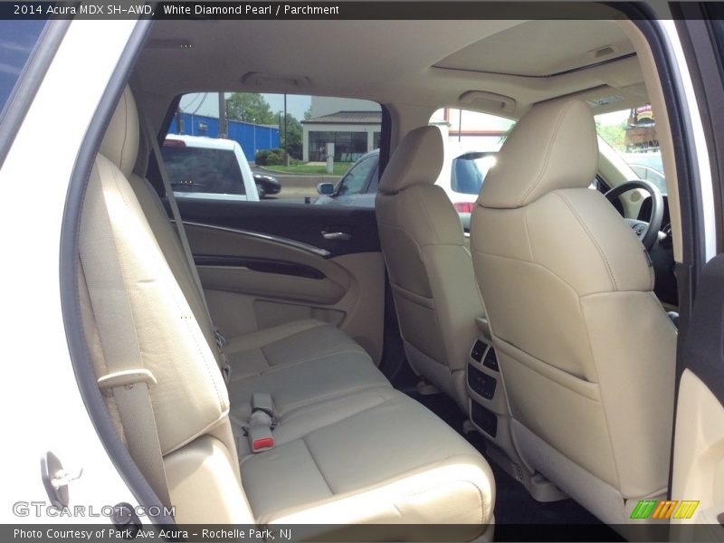 White Diamond Pearl / Parchment 2014 Acura MDX SH-AWD