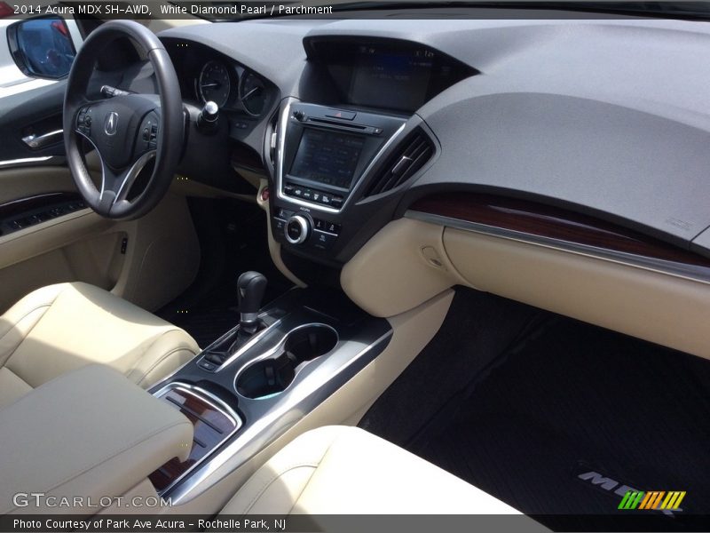 White Diamond Pearl / Parchment 2014 Acura MDX SH-AWD