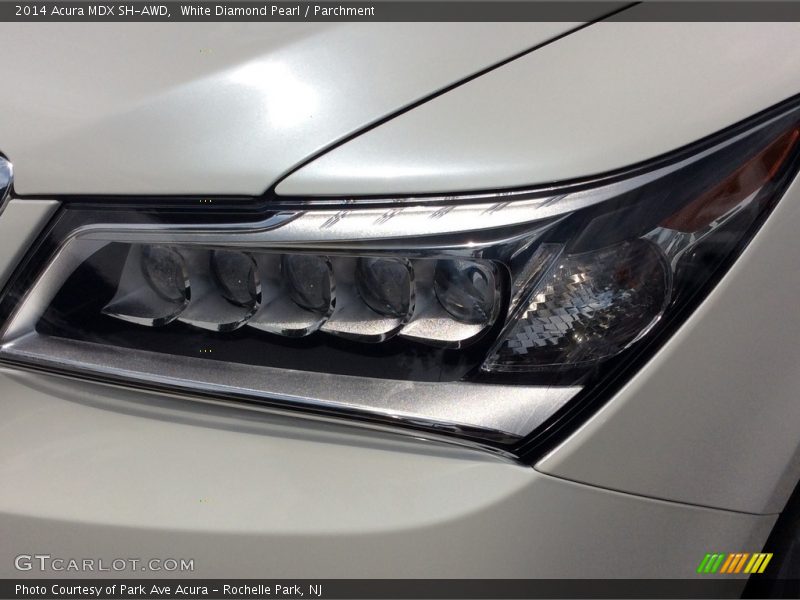 White Diamond Pearl / Parchment 2014 Acura MDX SH-AWD
