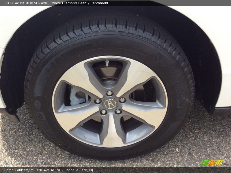 White Diamond Pearl / Parchment 2014 Acura MDX SH-AWD