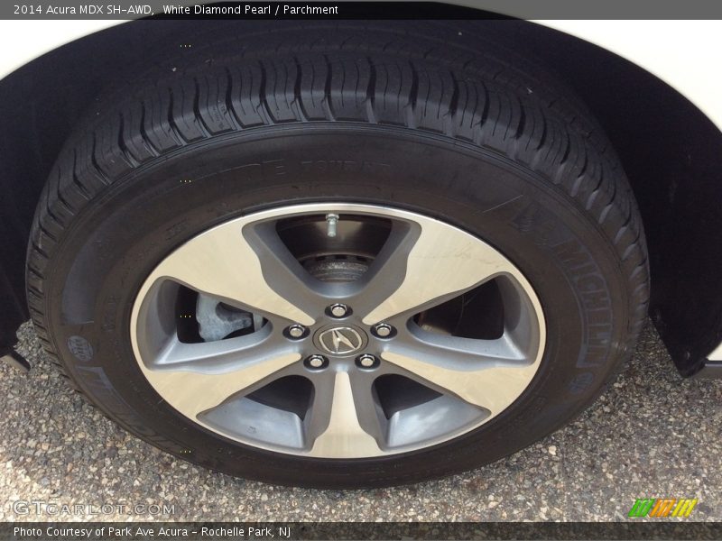 White Diamond Pearl / Parchment 2014 Acura MDX SH-AWD