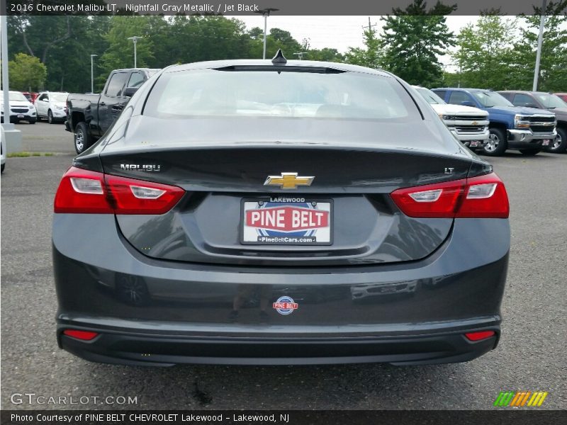 Nightfall Gray Metallic / Jet Black 2016 Chevrolet Malibu LT