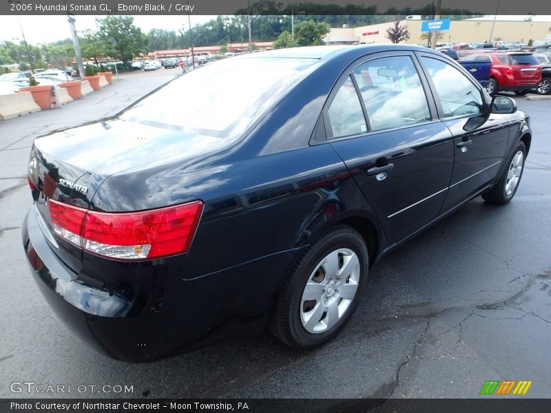 Ebony Black / Gray 2006 Hyundai Sonata GL