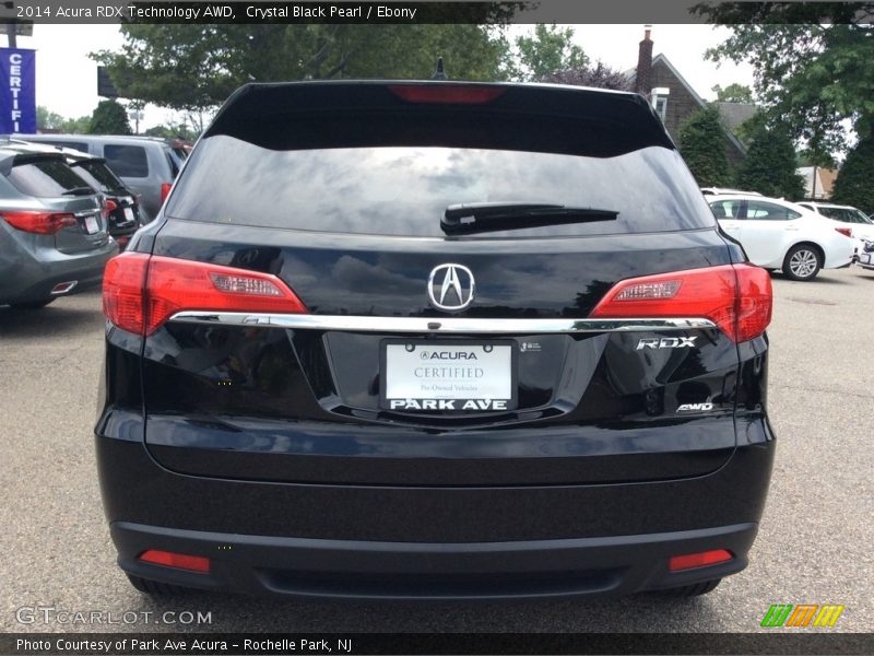 Crystal Black Pearl / Ebony 2014 Acura RDX Technology AWD
