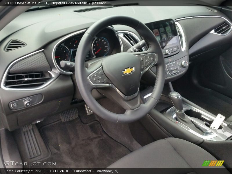 Nightfall Gray Metallic / Jet Black 2016 Chevrolet Malibu LT