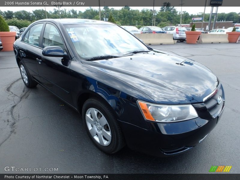 Ebony Black / Gray 2006 Hyundai Sonata GL