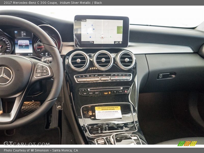 Iridium Silver Metallic / Black 2017 Mercedes-Benz C 300 Coupe