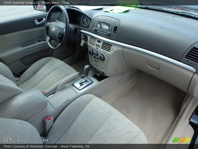 Ebony Black / Gray 2006 Hyundai Sonata GL
