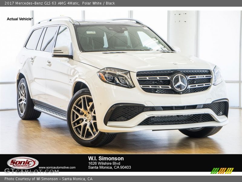 Polar White / Black 2017 Mercedes-Benz GLS 63 AMG 4Matic