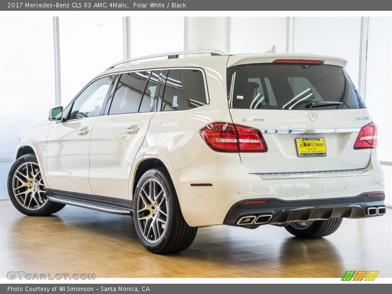 Polar White / Black 2017 Mercedes-Benz GLS 63 AMG 4Matic