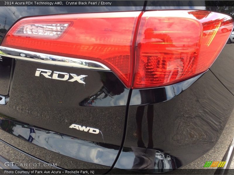 Crystal Black Pearl / Ebony 2014 Acura RDX Technology AWD