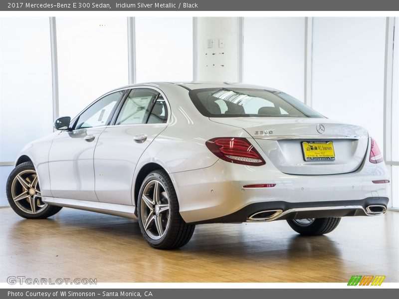 Iridium Silver Metallic / Black 2017 Mercedes-Benz E 300 Sedan