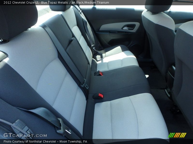 Blue Topaz Metallic / Jet Black/Medium Titanium 2012 Chevrolet Cruze LS