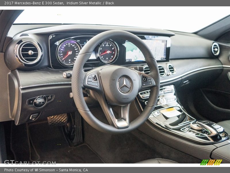 Iridium Silver Metallic / Black 2017 Mercedes-Benz E 300 Sedan