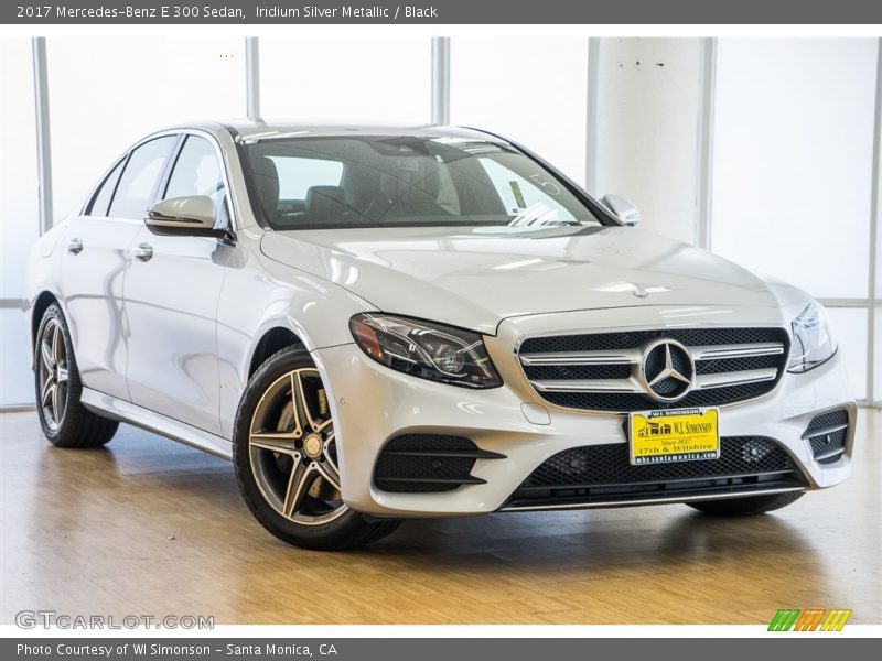 Iridium Silver Metallic / Black 2017 Mercedes-Benz E 300 Sedan