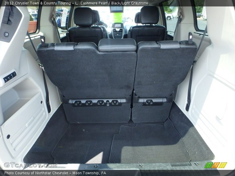 Cashmere Pearl / Black/Light Graystone 2012 Chrysler Town & Country Touring - L