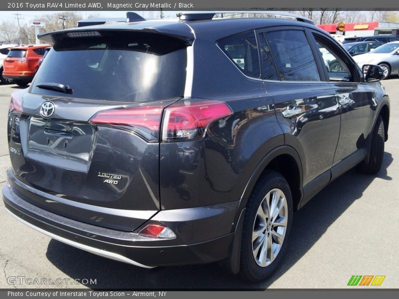 Magnetic Gray Metallic / Black 2016 Toyota RAV4 Limited AWD