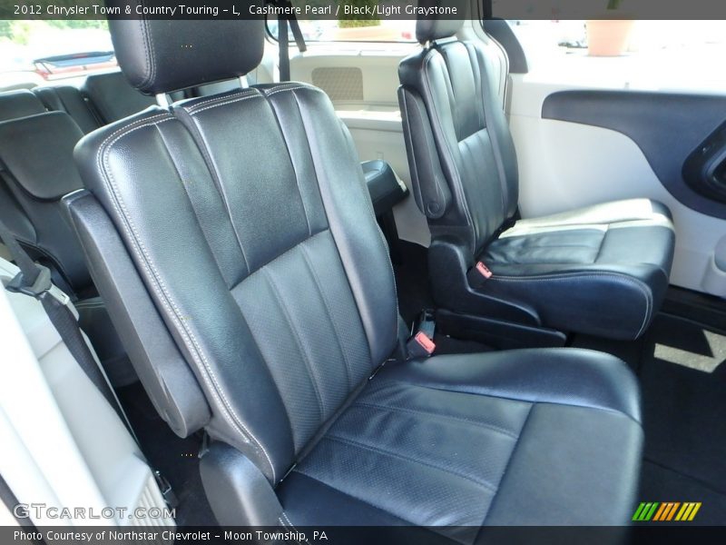 Cashmere Pearl / Black/Light Graystone 2012 Chrysler Town & Country Touring - L