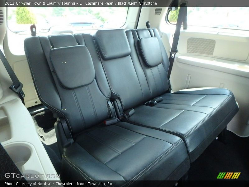 Cashmere Pearl / Black/Light Graystone 2012 Chrysler Town & Country Touring - L