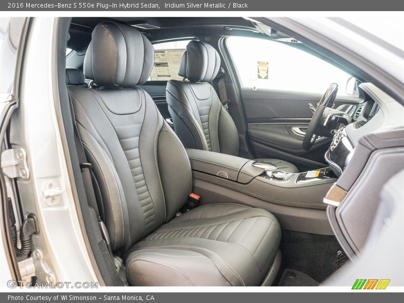 Iridium Silver Metallic / Black 2016 Mercedes-Benz S 550e Plug-In Hybrid Sedan