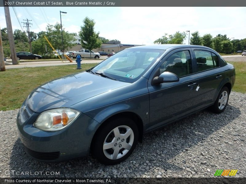 Blue Granite Metallic / Gray 2007 Chevrolet Cobalt LT Sedan