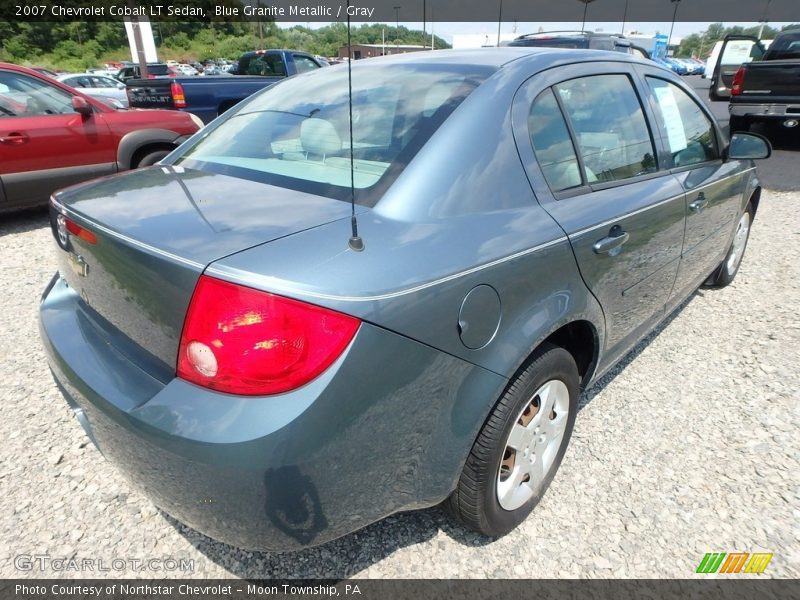 Blue Granite Metallic / Gray 2007 Chevrolet Cobalt LT Sedan
