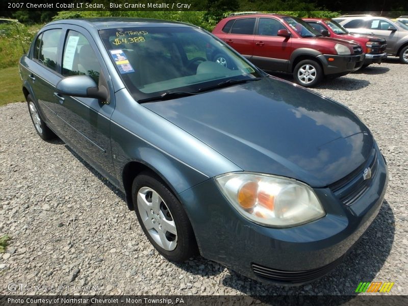 Blue Granite Metallic / Gray 2007 Chevrolet Cobalt LT Sedan