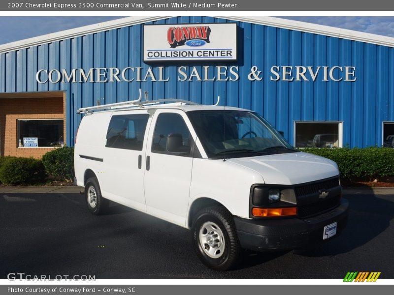 Summit White / Medium Pewter 2007 Chevrolet Express 2500 Commercial Van