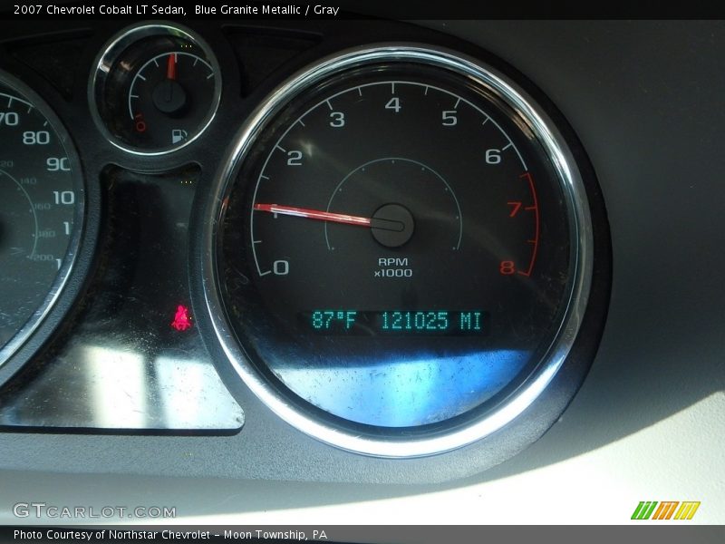 Blue Granite Metallic / Gray 2007 Chevrolet Cobalt LT Sedan