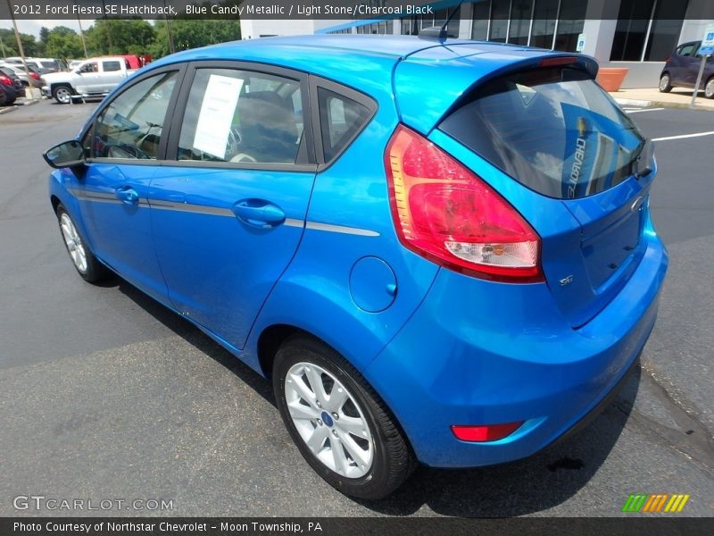 Blue Candy Metallic / Light Stone/Charcoal Black 2012 Ford Fiesta SE Hatchback