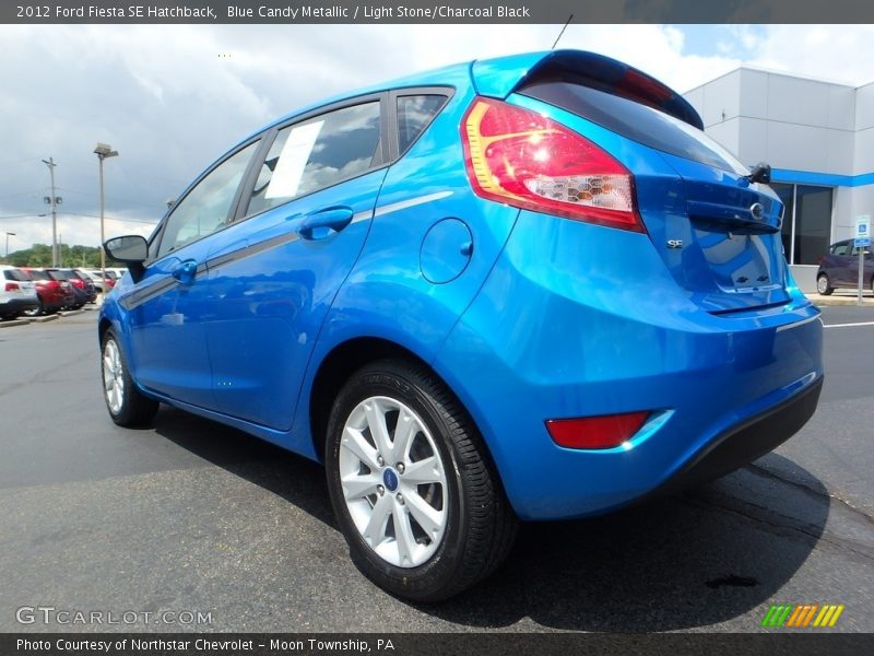 Blue Candy Metallic / Light Stone/Charcoal Black 2012 Ford Fiesta SE Hatchback