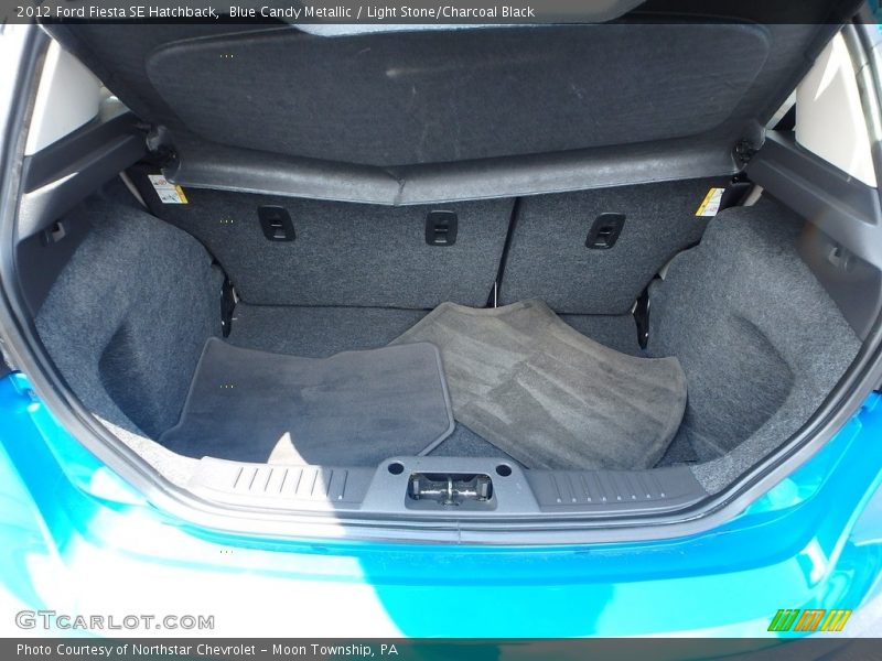 Blue Candy Metallic / Light Stone/Charcoal Black 2012 Ford Fiesta SE Hatchback