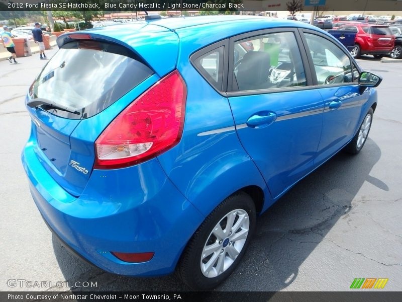 Blue Candy Metallic / Light Stone/Charcoal Black 2012 Ford Fiesta SE Hatchback