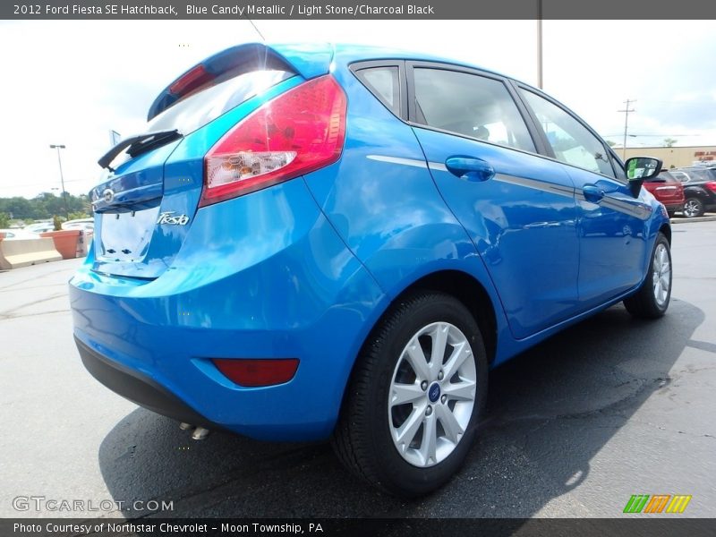 Blue Candy Metallic / Light Stone/Charcoal Black 2012 Ford Fiesta SE Hatchback