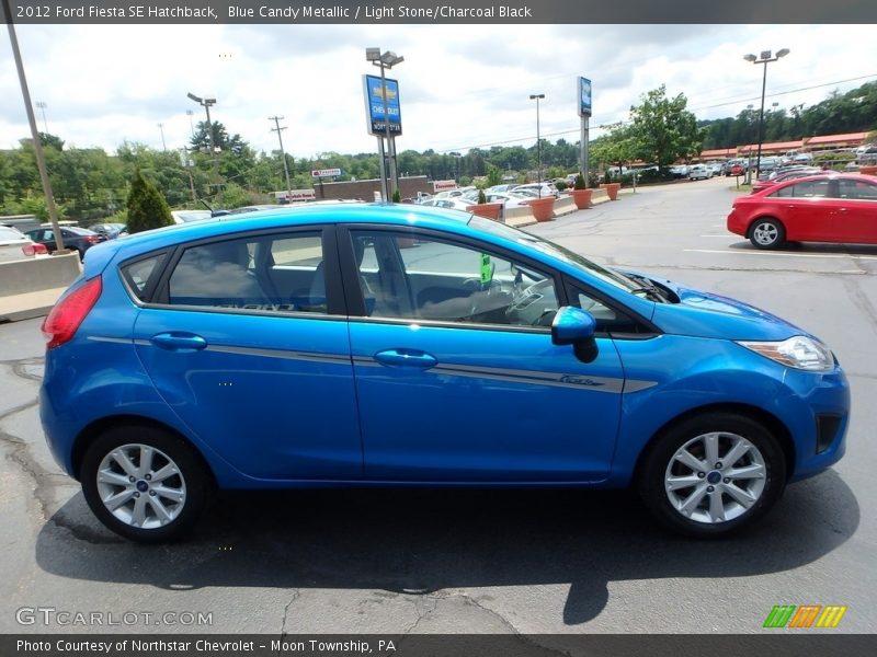 Blue Candy Metallic / Light Stone/Charcoal Black 2012 Ford Fiesta SE Hatchback