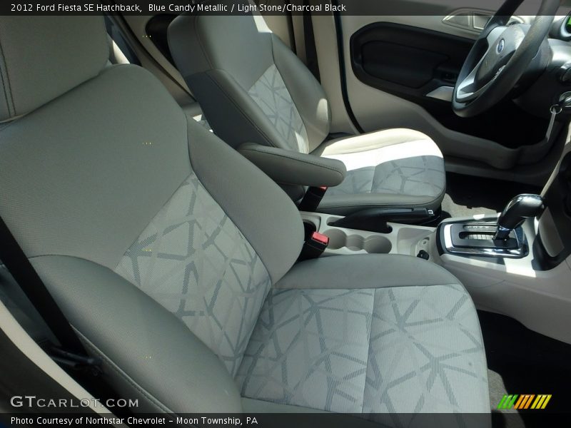 Blue Candy Metallic / Light Stone/Charcoal Black 2012 Ford Fiesta SE Hatchback
