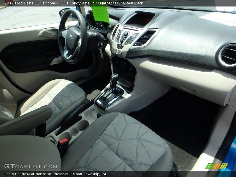 Blue Candy Metallic / Light Stone/Charcoal Black 2012 Ford Fiesta SE Hatchback