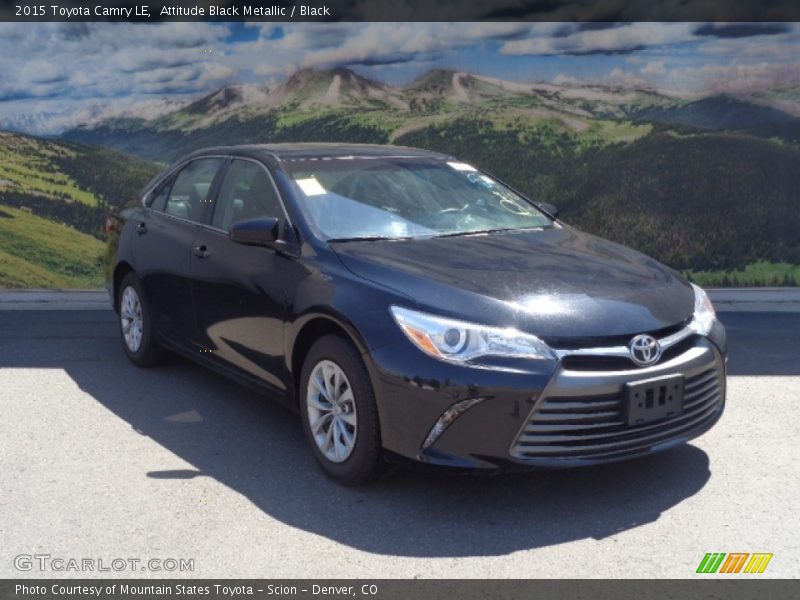 Attitude Black Metallic / Black 2015 Toyota Camry LE