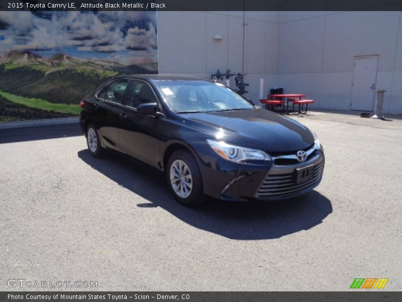 Attitude Black Metallic / Black 2015 Toyota Camry LE