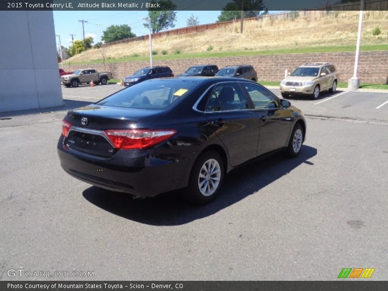 Attitude Black Metallic / Black 2015 Toyota Camry LE