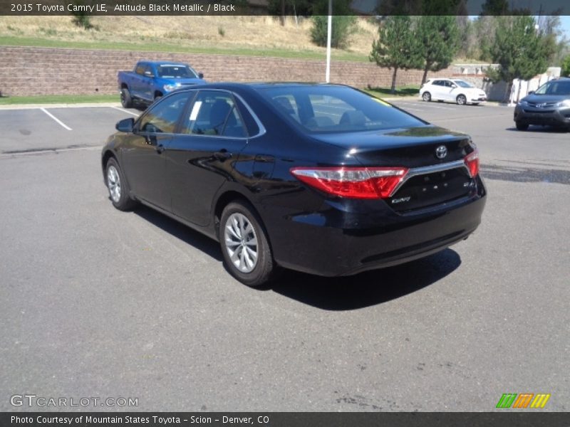 Attitude Black Metallic / Black 2015 Toyota Camry LE