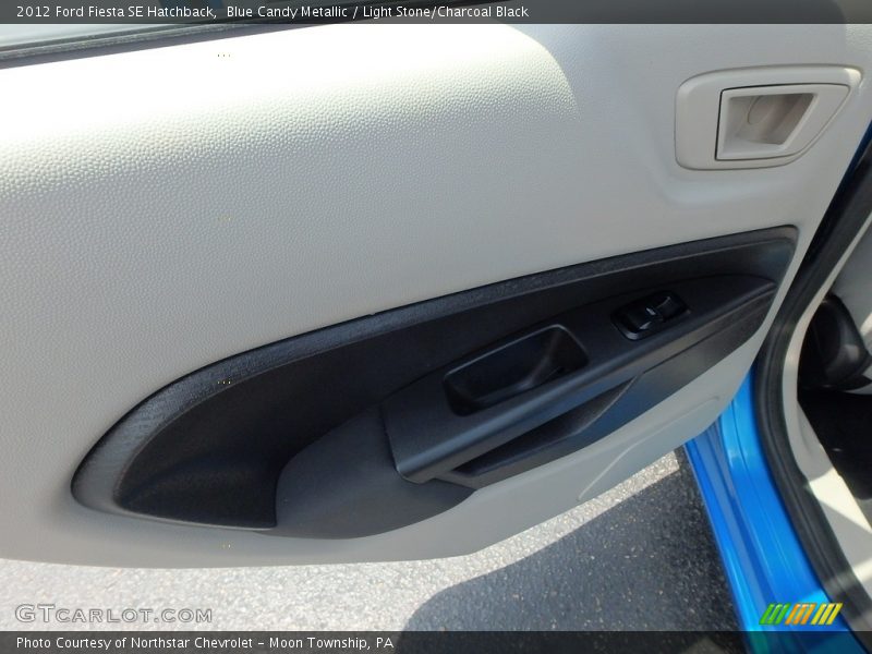 Blue Candy Metallic / Light Stone/Charcoal Black 2012 Ford Fiesta SE Hatchback