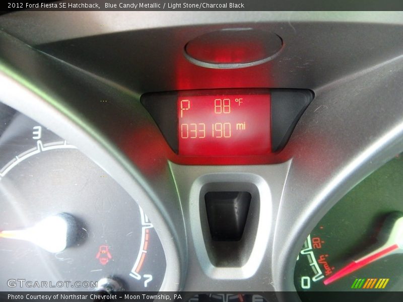 Blue Candy Metallic / Light Stone/Charcoal Black 2012 Ford Fiesta SE Hatchback