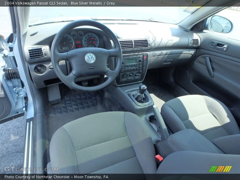 Blue Silver Metallic / Grey 2004 Volkswagen Passat GLS Sedan