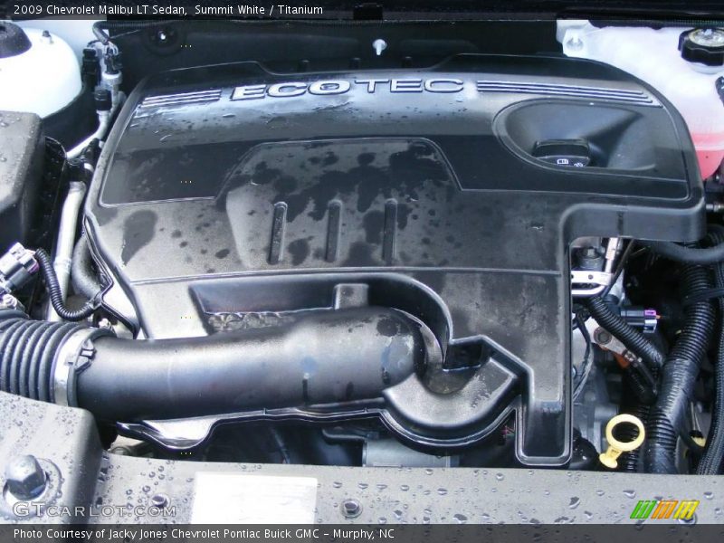 Summit White / Titanium 2009 Chevrolet Malibu LT Sedan