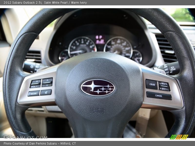 Satin White Pearl / Warm Ivory 2012 Subaru Outback 2.5i